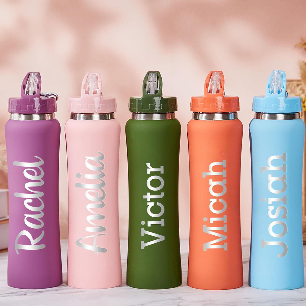 Sports Water Bottle Insulated - Botol Air Stainless Steel dengan Nama