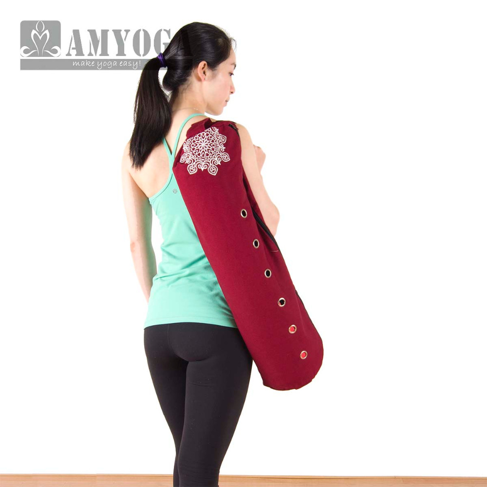 Yoga Mat - Tas Yoga Kanvas Selempang, Tas Matras