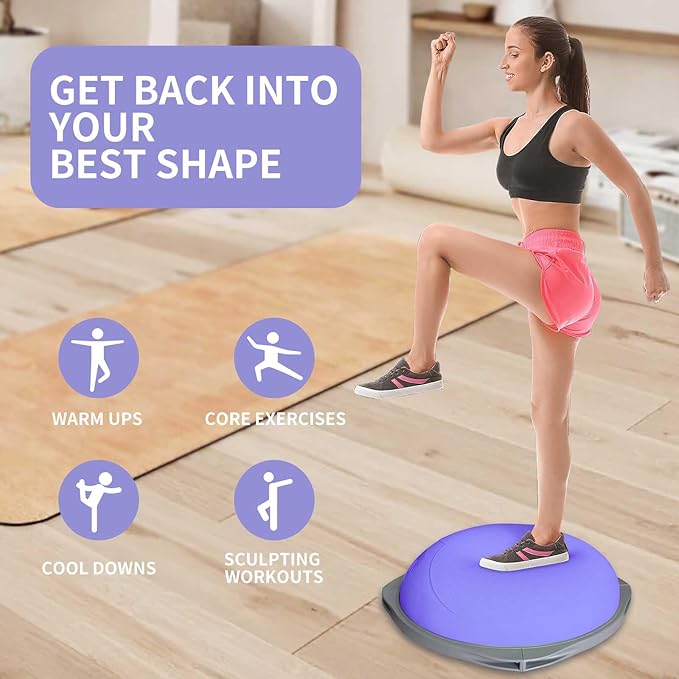 Bola Keseimbangan Bosu 70cm, A - Gym Ball ulasan dan harga