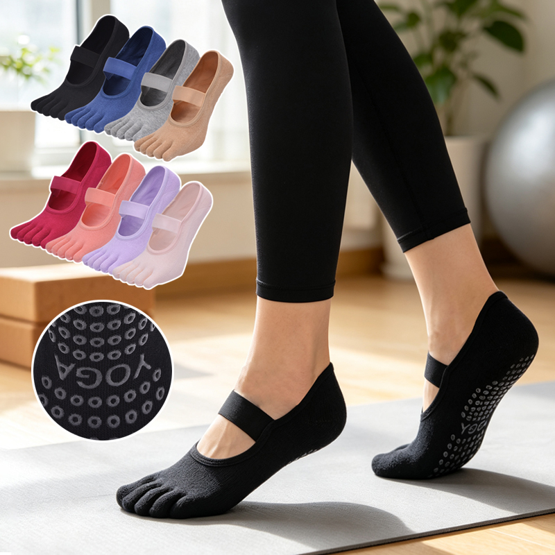 Kaus Kaki Pilates Anti Selip d - Yoga Mat ulasan dan harga