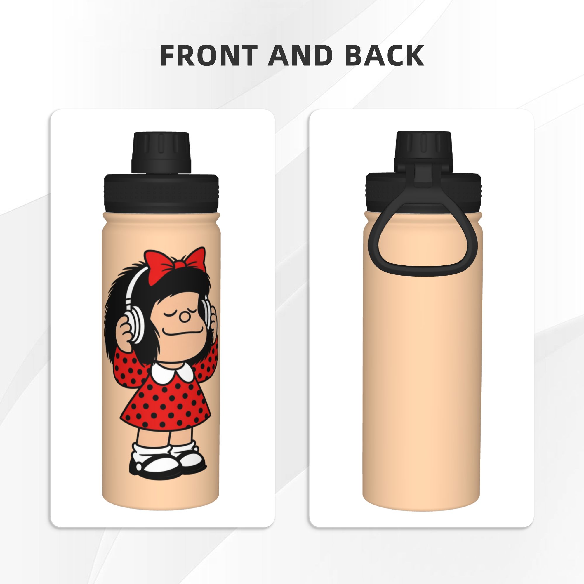 Kartun M-Mafaldas 18OZ Ketel O - Sports Water Bottle Insulated ulasan dan harga