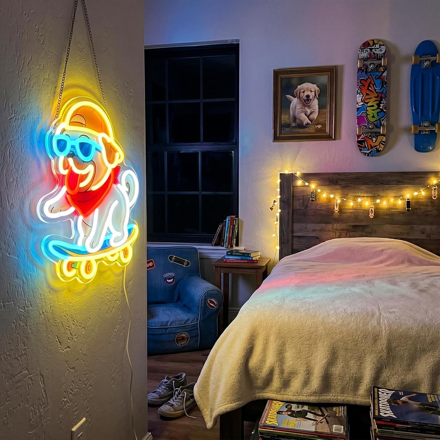 Lampu LED Neon Skateboarding A - Skateboard ulasan dan harga
