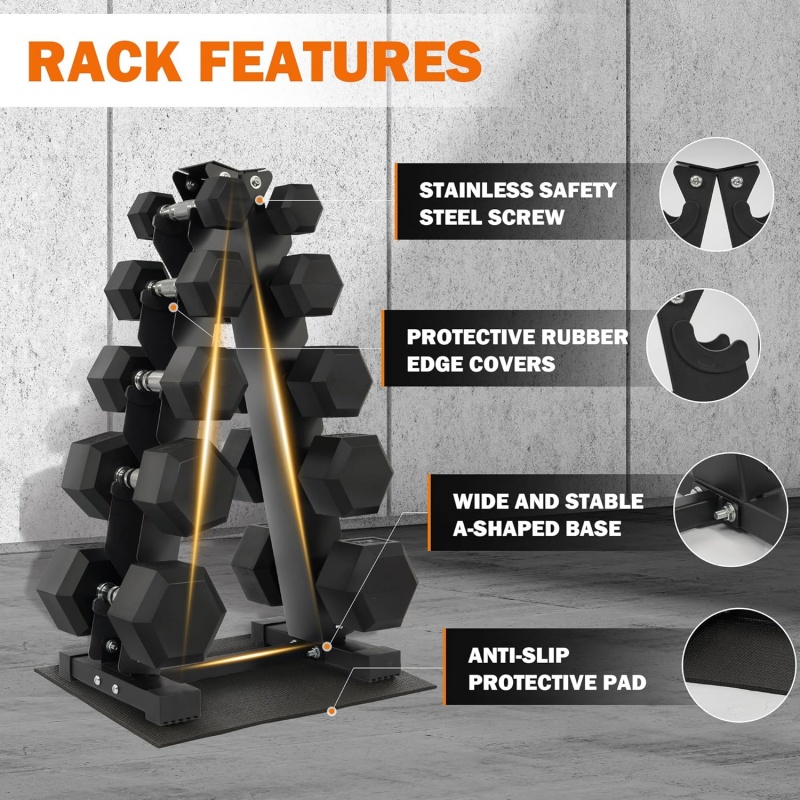 Rak Penyimpanan Set Dumbbell H - Dumbbell Set ulasan dan harga