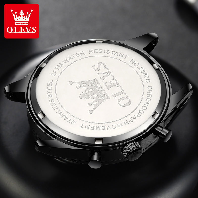 OLEVS 2880 Jam Tangan Pria Kas - Resistance Band ulasan dan harga