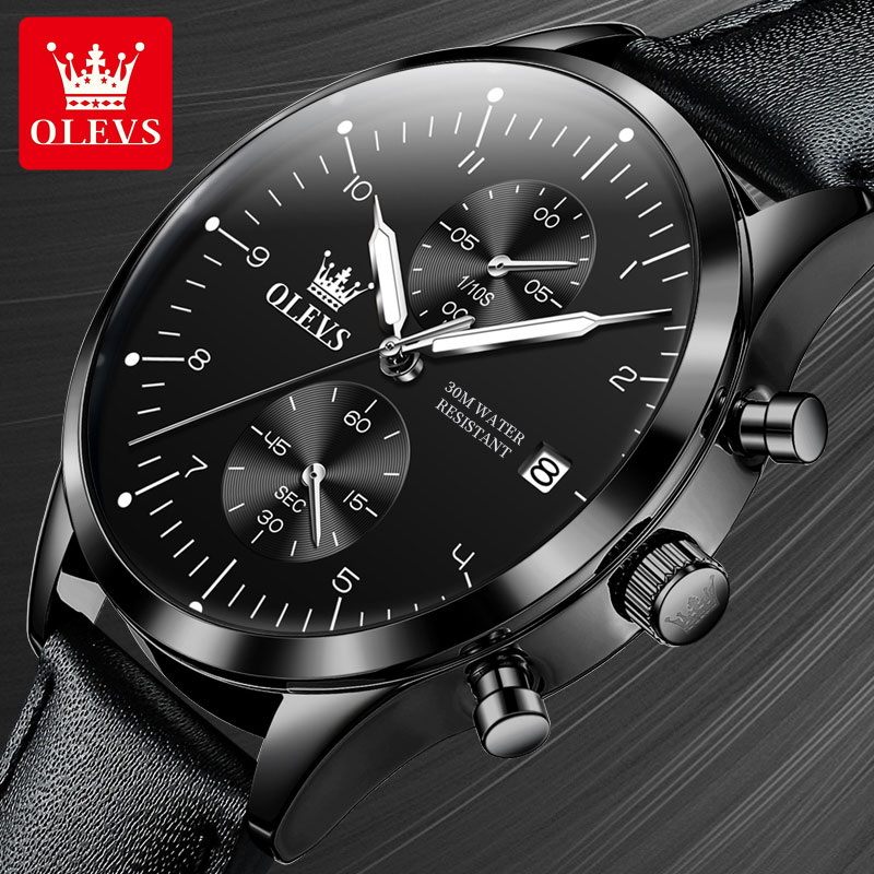 OLEVS 2880 Jam Tangan Pria Kas - Resistance Band ulasan dan harga