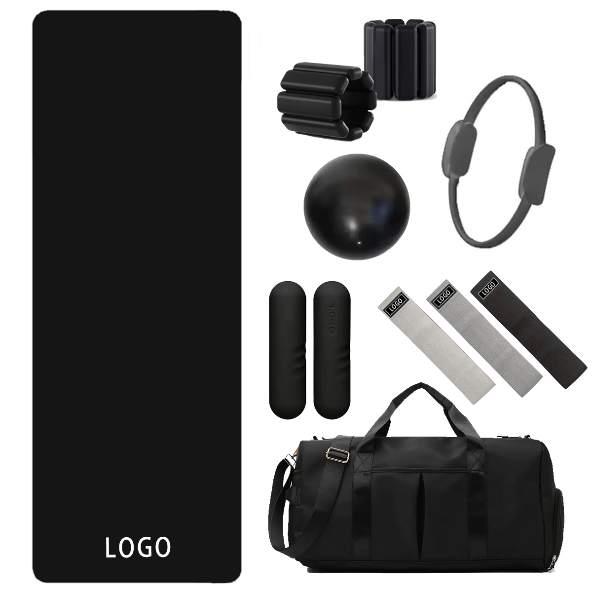 Set Perlengkapan Fitness denga - Gym Ball ulasan dan harga