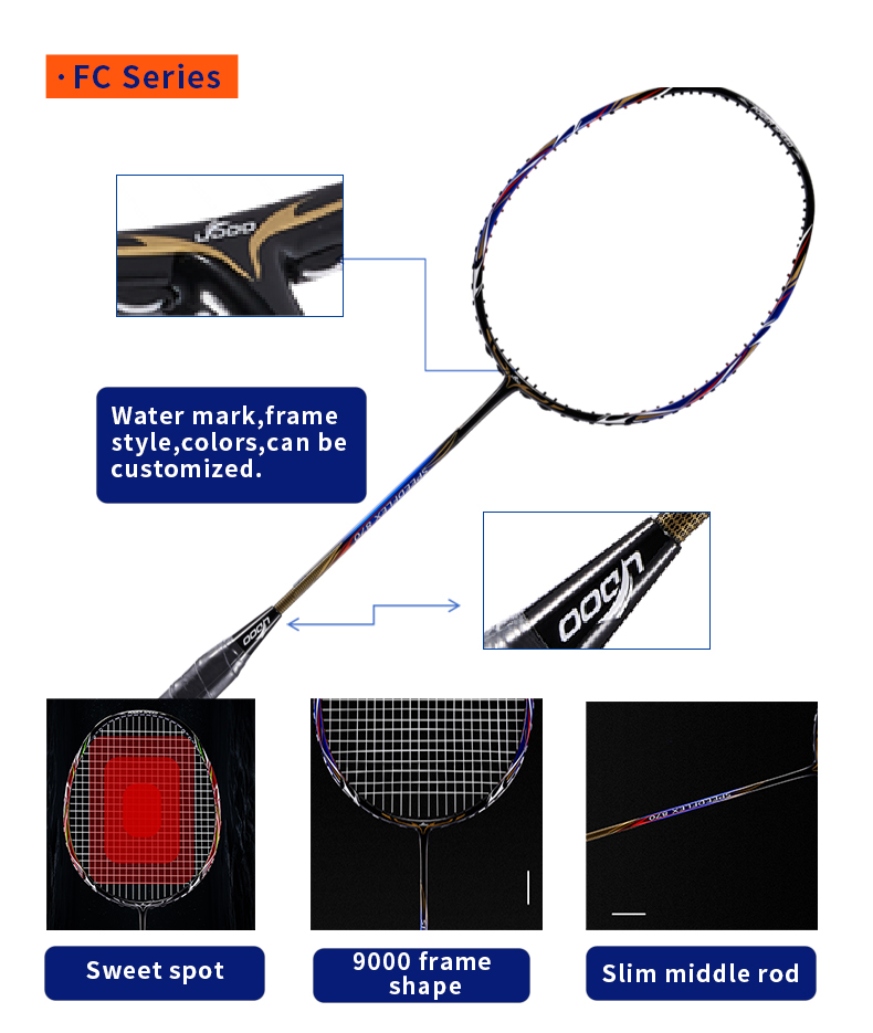 Raket badminton G5 grip berbah - Badminton Racket ulasan dan harga