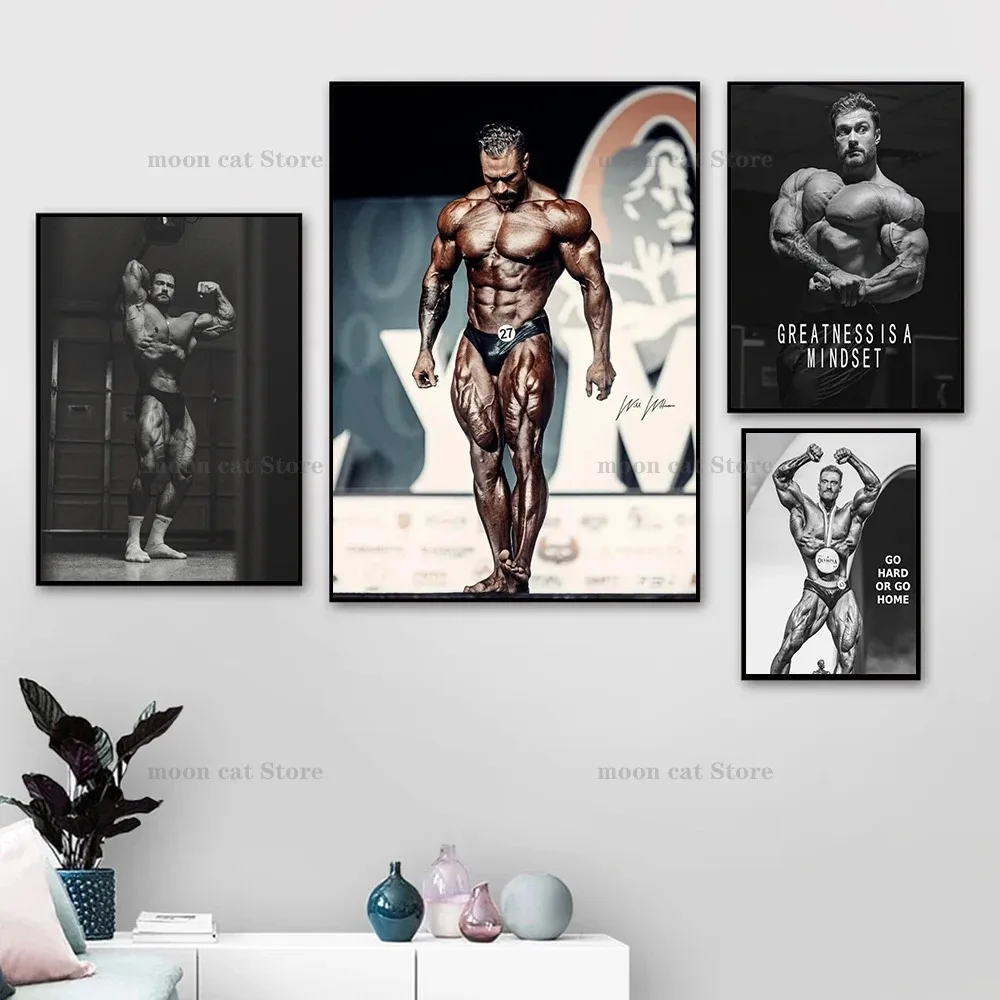 Lukisan Kanvas Chris Bumstead  - Sports Equipment Poster ulasan dan harga