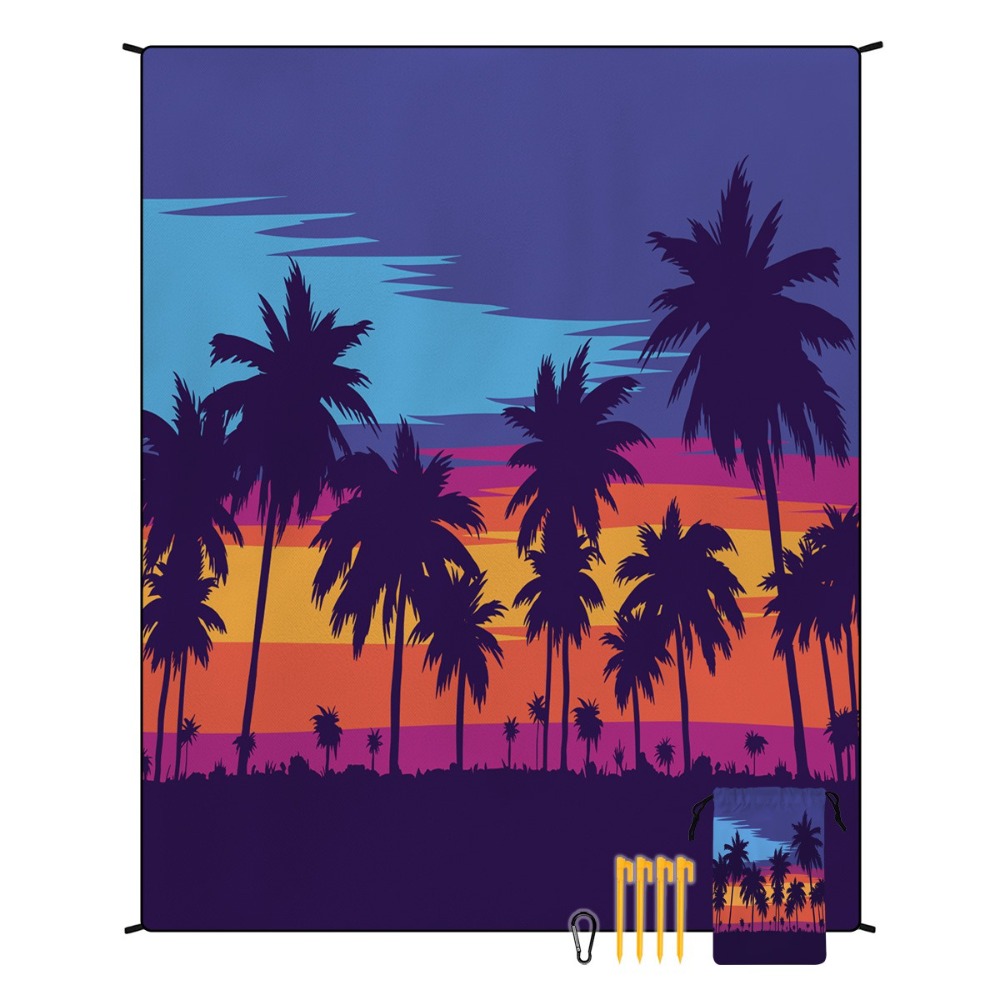 Handuk Pantai Motif Pohon Pale - Yoga Mat ulasan dan harga