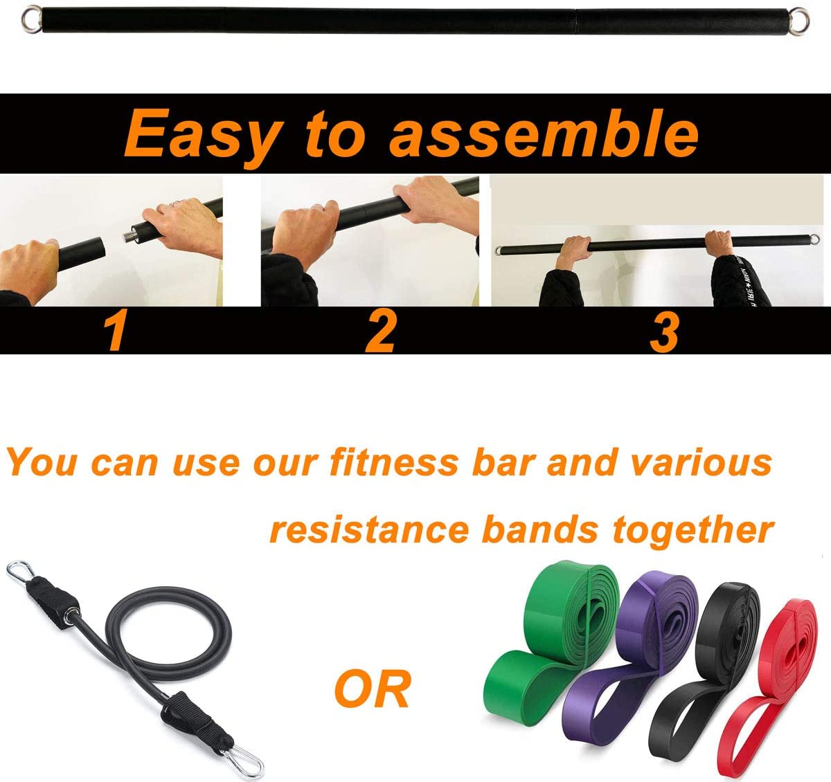 150lb Gelang Elastis Tahan Ram - Dumbbell Set ulasan dan harga